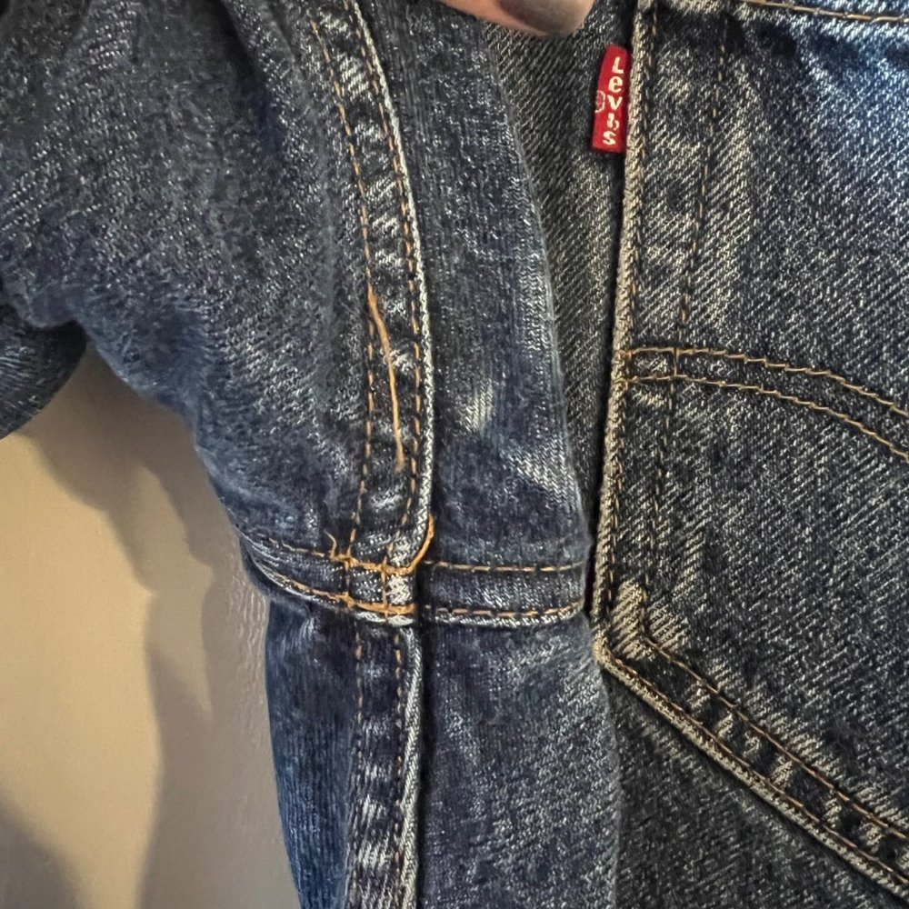 ❌SOLD! Levi's 505 Blue Denim Jeans Size 33x32 - Picture 4 of 7